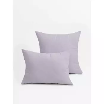 Подушка 70х70см, лаванда, файбер, микрофибра, 100% полиэстер