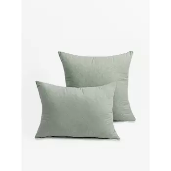 Подушка 70х70см, салатовый, файбер, микрофибра, 100% полиэстер