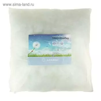 Подушка Адамас синтетическая 70х70 см, микрофайбер чехол спанбонд, п/э
