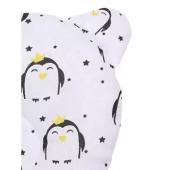 Подушка анатомическая First pillow, размер 22×22 см, пингвины