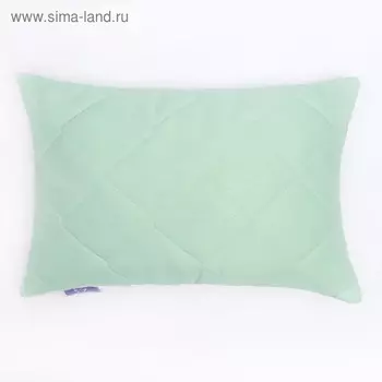 Подушка Бамбук+Латекс высокая 50х68 см зел., бамбуковое волокно/натур.латекс, микрофибра, пэ100% 2