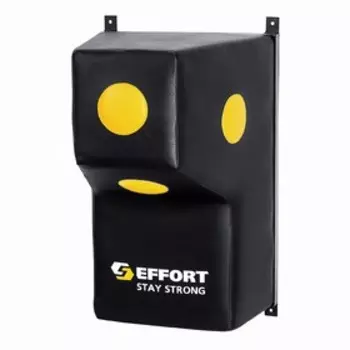 Подушка боксёрская настенная EFFORT, Г-образная, с мишенями, 60х40х40 см