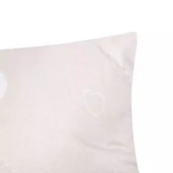 Подушка декоративная Этель "Бежевые сердца", 40х60см, 100% полиэстер, микрофибра