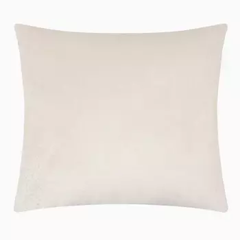 Подушка декоративная «Этель», молочная, 3030 см, велюр