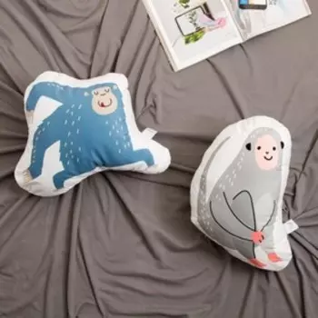 Подушка декоративная Этель «Горилла» 46х39 см, велюр