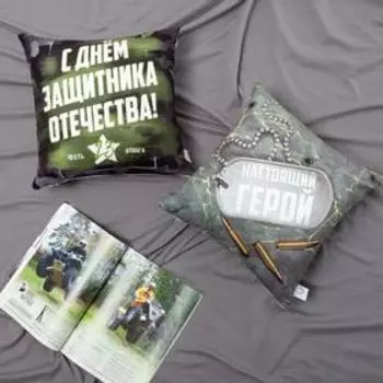 Подушка декоративная «Этель. Настоящий герой», 4040 см, велюр