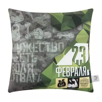 Подушка декоративная «Этель. Огромных успехов», 4040 см, велюр