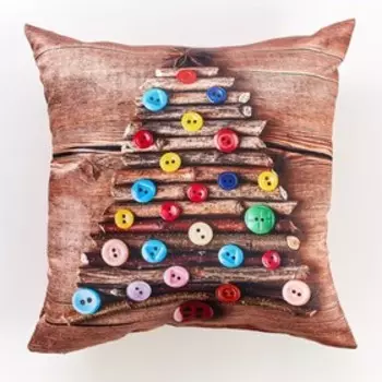 Подушка декоративная «Ёлочка», размер 40x40 см