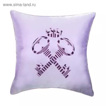 Подушка декоративная «Ключи», размер 45х45 см, с вышивкой