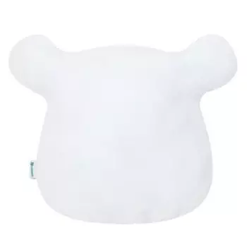 Подушка декоративная Крошка Я «Мишка», цвет белый, 48х38см, велюр, 100% полиэстер