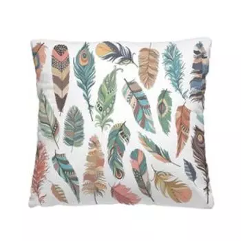 Подушка декоративная «Пёрышки», размер 40х40 см, габардин