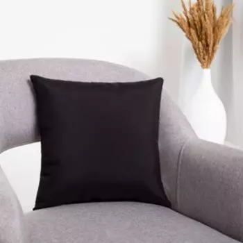 Подушка декоративная, размер 35х35 см, габардин, холлофайбер, полиэстер100%