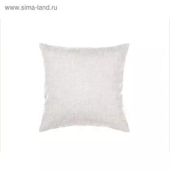 Подушка декоративная, размер 40 × 40 см, рогожка, цвет экрю