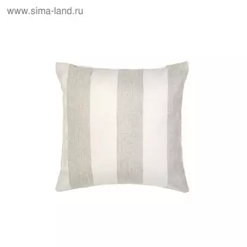 Подушка декоративная, размер 40 × 40 см, рогожка, цвет зебра - экрю