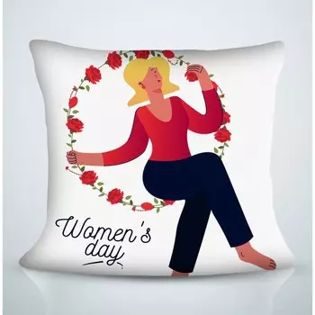 Подушка декоративная, размер 40x40 см