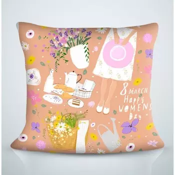 Подушка декоративная, размер 40x40 см