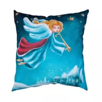 Подушка декоративная «Рождественский ангел», размер 40x40 см