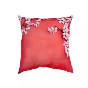 Подушка декоративная «Садовая вишня», размер 40x40 см
