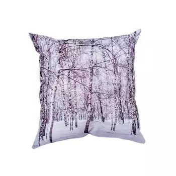 Подушка декоративная «Снежная роща», размер 40x40 см