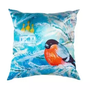 Подушка декоративная «Снежные забавы», размер 40x40 см