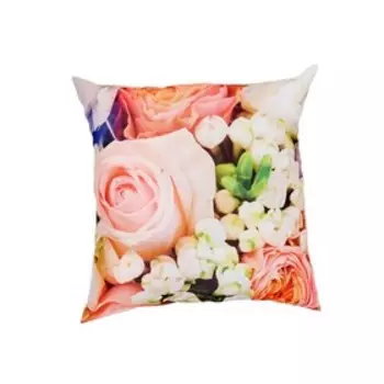 Подушка декоративная «Сочный букет», размер 40x40 см