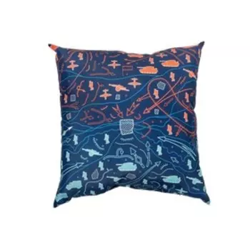 Подушка декоративная «Танковый бой», размер 40x40 см