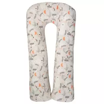 Подушка для беременных u-образная, размер 340 35 см, принт лес