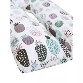 Подушка для беременных u-образная, размер 340 35 см, принт ананасики