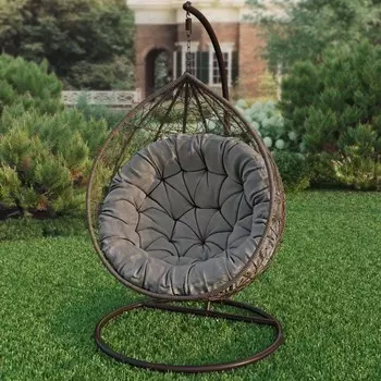 Подушка для качелей «Билли», диаметр 115 см, цвет серый