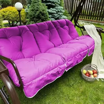 Подушка для качелей «Вилли», размер 50х60х180 см, цвет фиолетовый