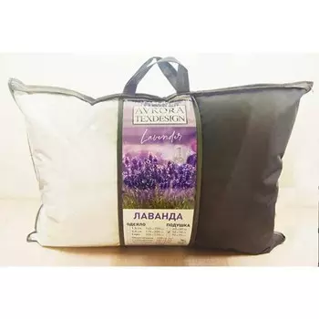 Подушка «Лаванда», размер 70х70, чехол тик, цвет МИКС