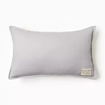 Подушка Этель, 3050+1 см, светло-серая, 100% хлопок