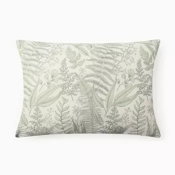 Подушка декоративная «Этель. Листва», 4060 см, зелёная