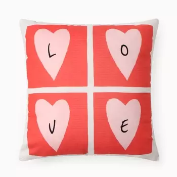 Подушка декоративная «Этель» Love, 4040 см, велюр