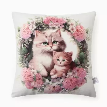 Подушка декоративная «Этель. Мамино тепло», 4040 см, велюр