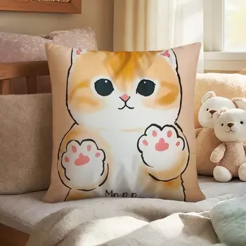 Подушка Этель "Мягкие лапки" 40х40 см, велюр, 100% п/э