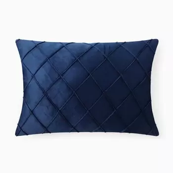 Подушка декоративная «Этель. Соло», 3050 см, синий, велюр