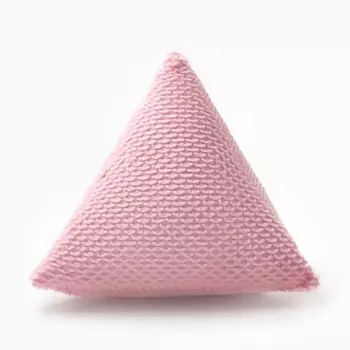 Подушка Этель "Треугольник" , ширина 40 см, цвет розовый
