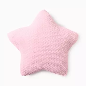 Подушка декоративная «Этель. Звезда», d=44 см, розовая