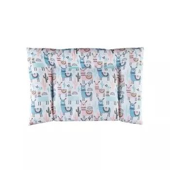 Подушка «Малышка», размер 40x60 см, принт ламы, лузга гречихи