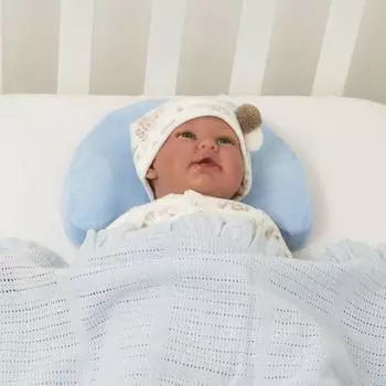 Подушка MEMORY FOAM «Мишка», цвет голубой