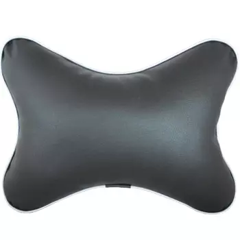 Подушка на подголовник ASM, экокожа, черная