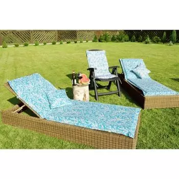 Подушка на шезлонг Sky Corals 60x190см, размер 60x190 см