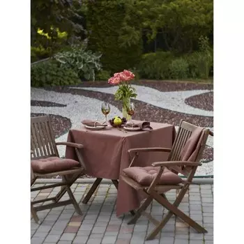 Подушка на стул Brown, размер 40х40 см, коричневый, 2 шт