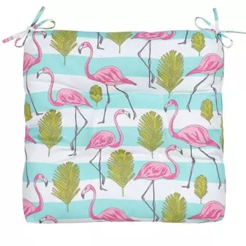 Подушка на стул Flamingo, размер 40х40 см, цвет розовый