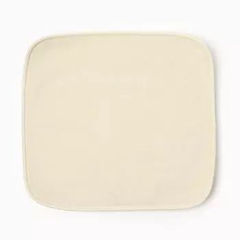 Подушка на стул меховая 50х50см, молочный, иск мех, пэ100%