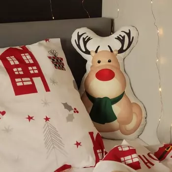 Подушка декоративная новогодняя «Этель. Олень» 3032 см