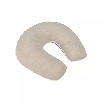 Подушка-подкова, искусственный лебяжий пух, лён