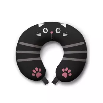 Подушка для путешествий «Милый котик с лапками», размер 30х25х10 см