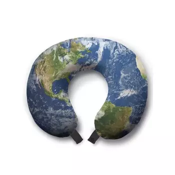 Подушка для путешествий «Одинокая планета», размер 30х25х10 см